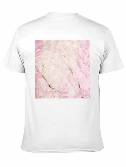Marble Design T-Shirt - Stylish Graphic Tee