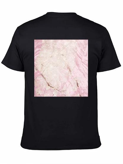 Marble Design T-Shirt - Stylish Graphic Tee
