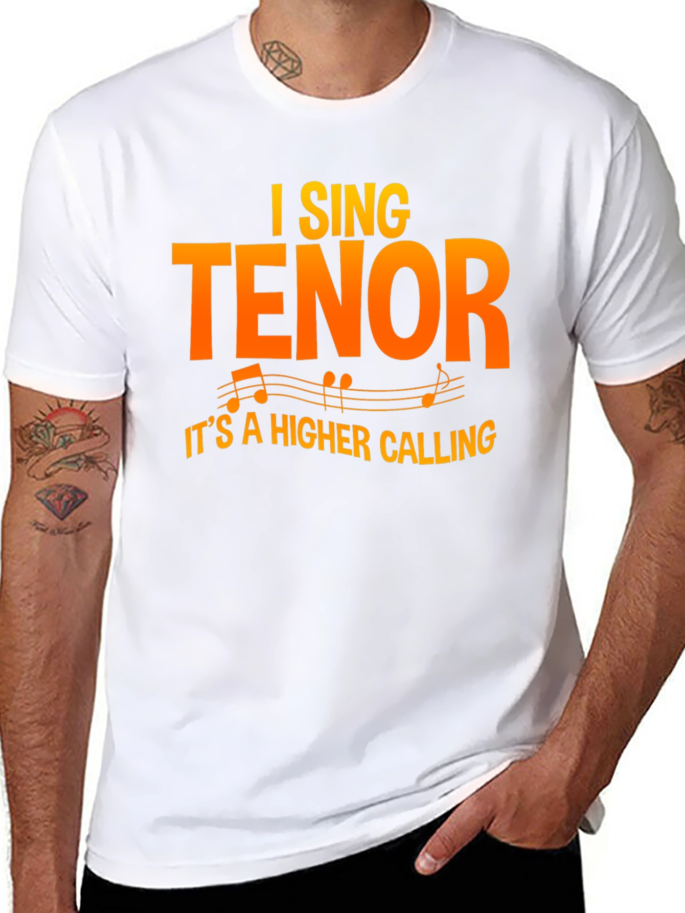 I Sing Tenor T-Shirt - Musician Apparel