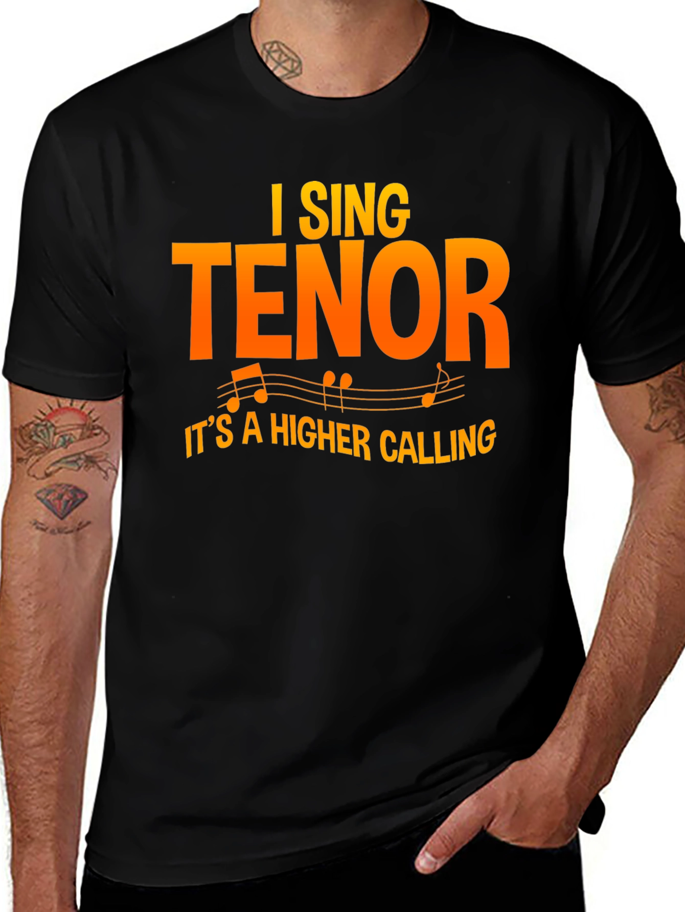 I Sing Tenor T-Shirt - Musician Apparel