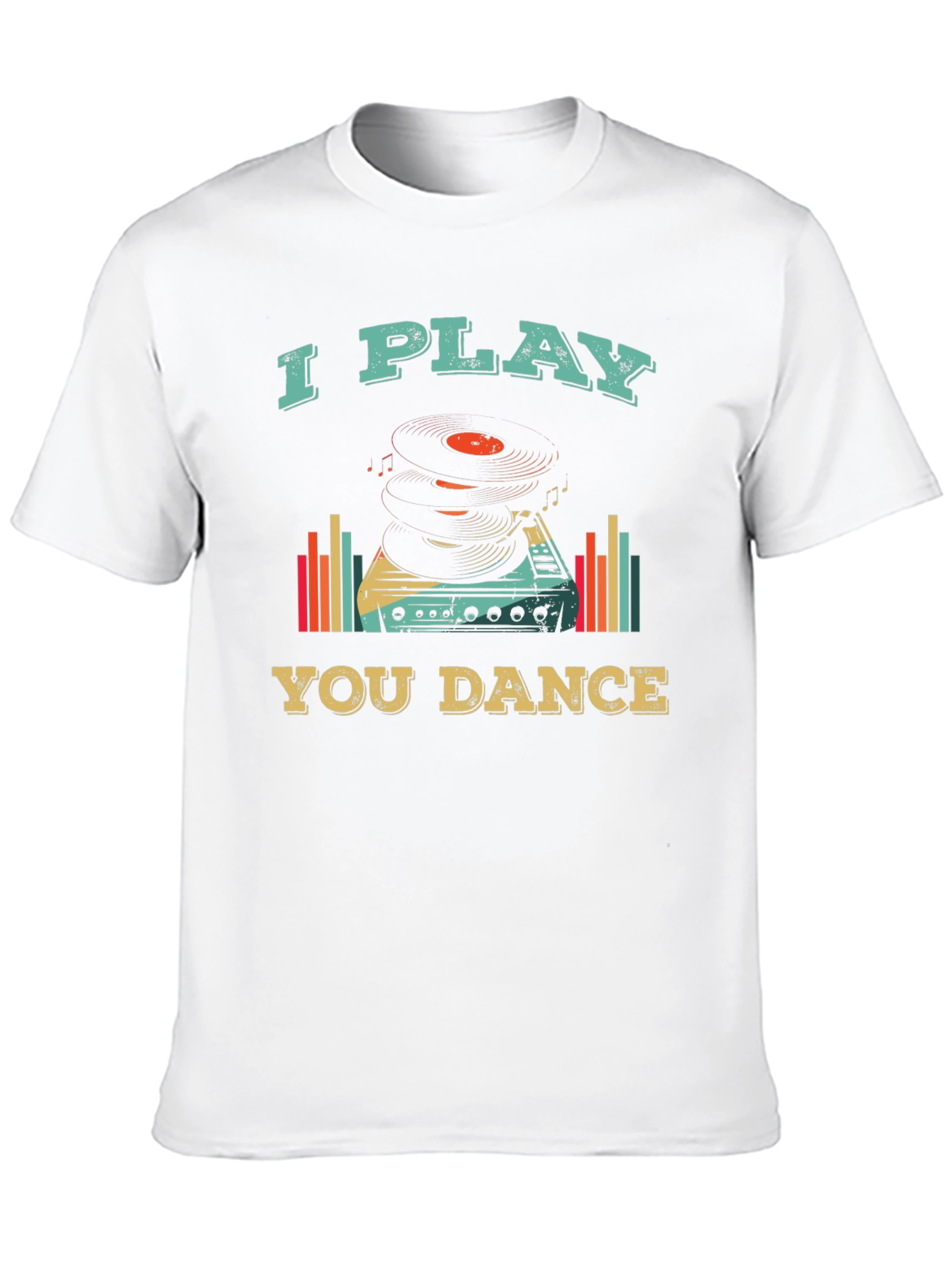 I Play You Dance Retro Style Graphic Tee