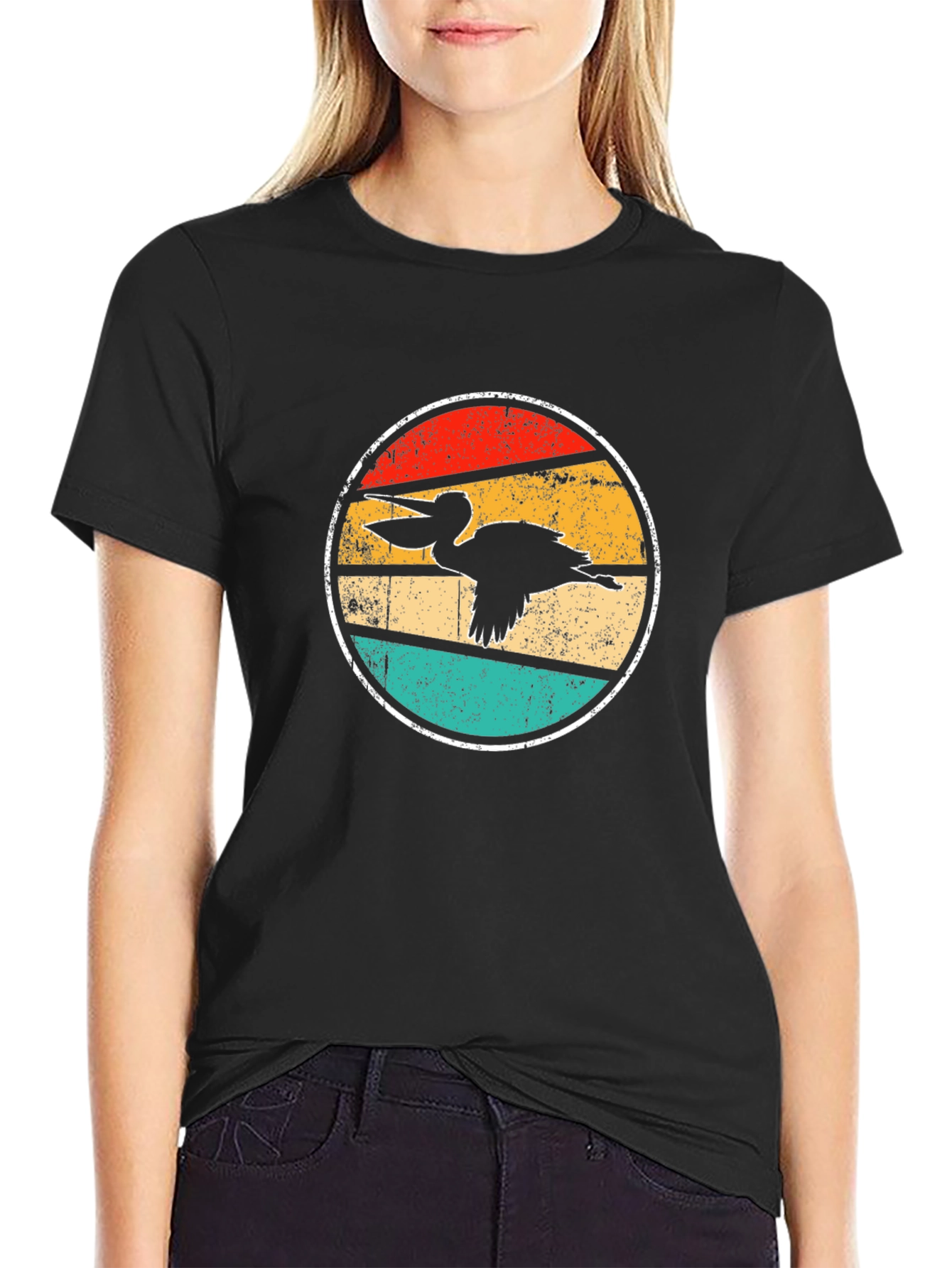 Retro Pelican Graphic Tee
