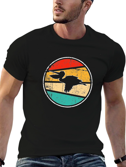 Retro Pelican Graphic Tee
