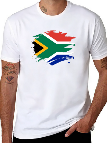 South Africa Flag T-Shirt - Mens