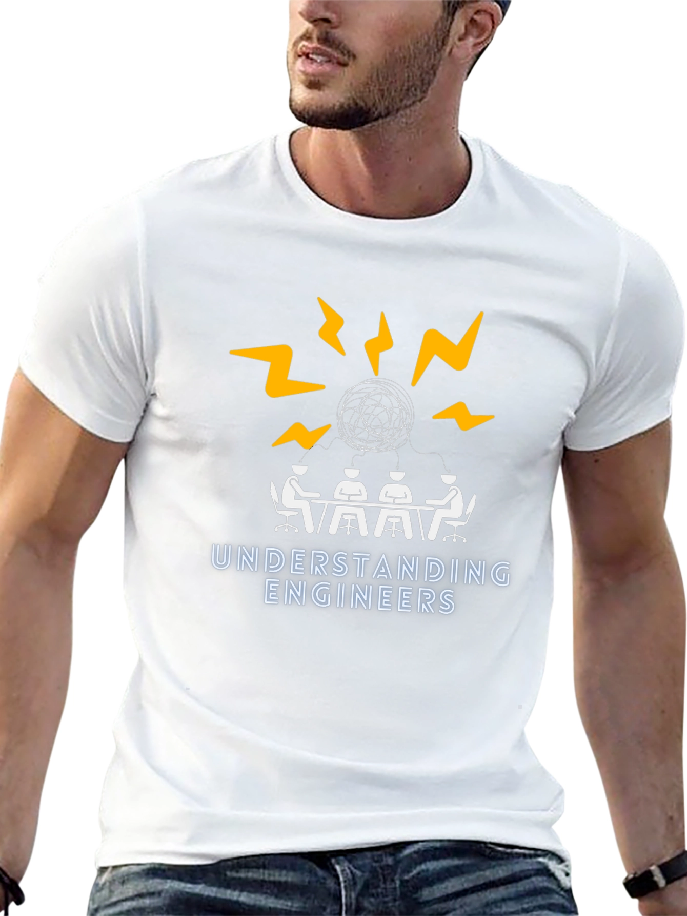 Understanding Engineers Graphic T-Shirt - Black Cotton Tee