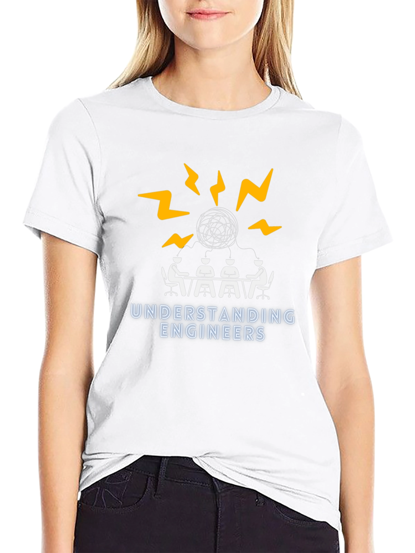 Understanding Engineers Graphic T-Shirt - Black Cotton Tee