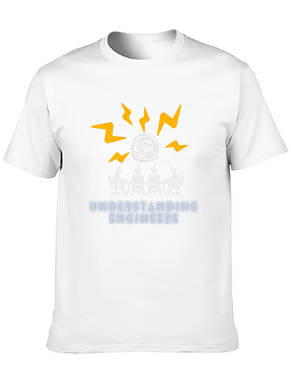 Understanding Engineers Graphic T-Shirt - Black Cotton Tee