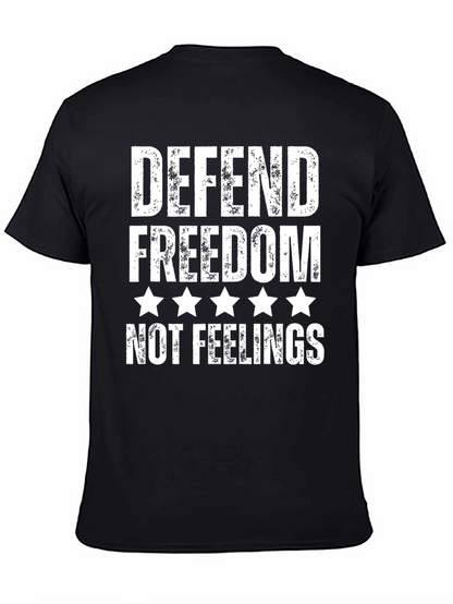 Defend Freedom Graphic Tee - Patriotic T-Shirt