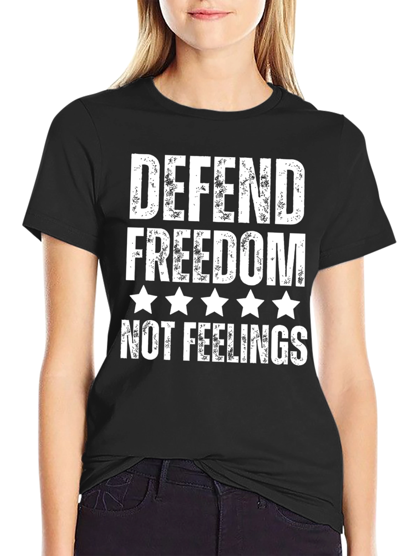 Defend Freedom Graphic Tee - Patriotic T-Shirt