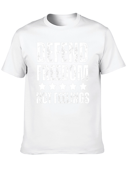 Defend Freedom Graphic Tee - Patriotic T-Shirt