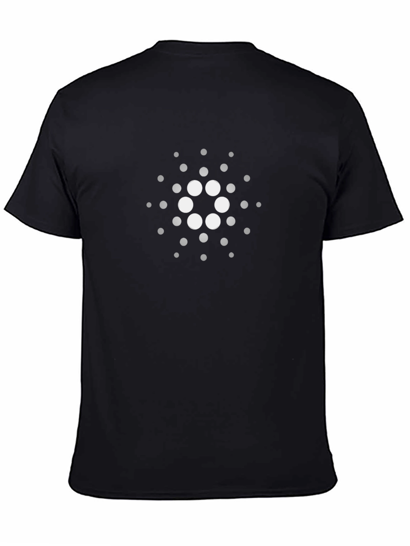 Cardano ADA Crypto Logo T-Shirt - Black