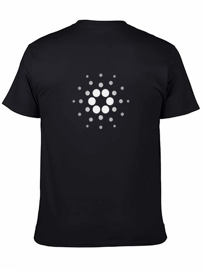 Cardano ADA Crypto Logo T-Shirt - Black