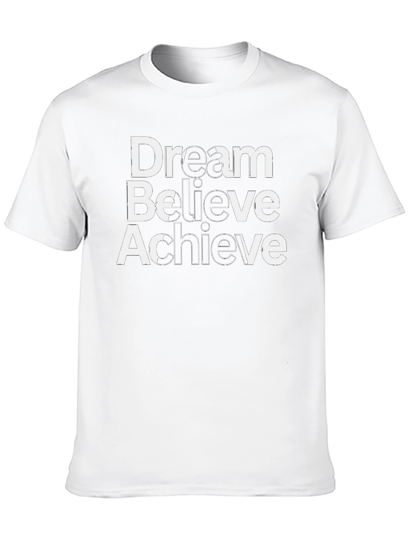Dream Believe Achieve Black T-Shirt