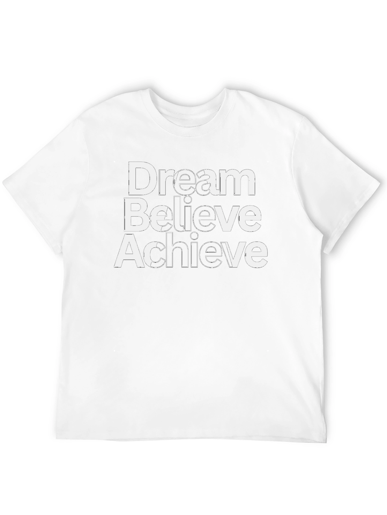 Dream Believe Achieve Black T-Shirt