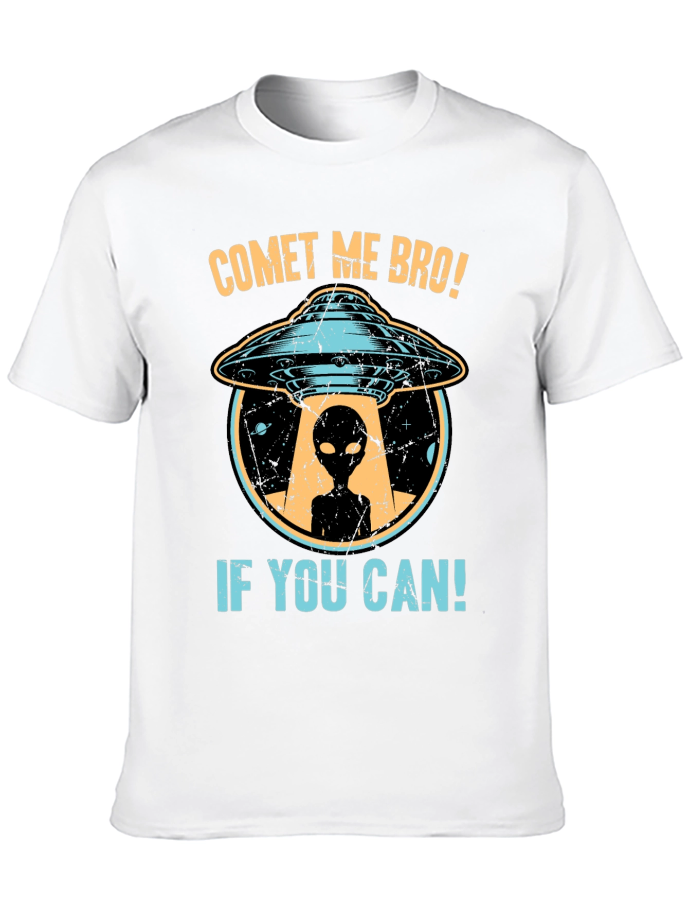 Comet Me Bro! UFO Alien Graphic T-Shirt