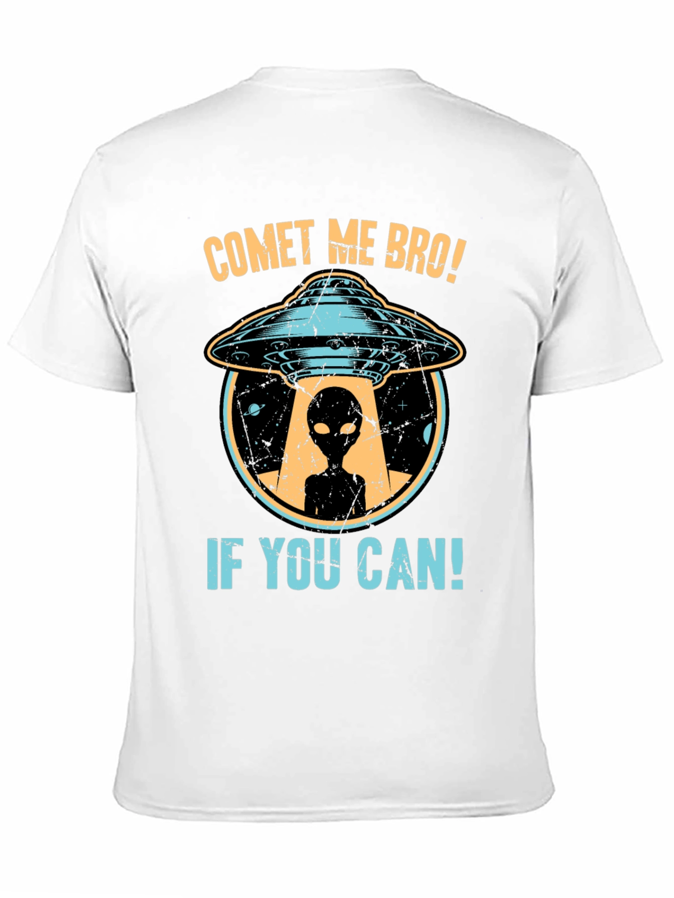 Comet Me Bro! UFO Alien Graphic T-Shirt