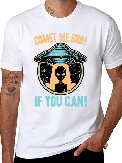 Comet Me Bro! UFO Alien Graphic T-Shirt