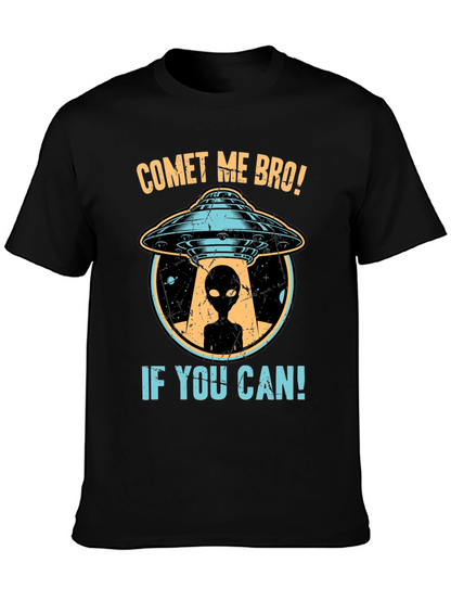 Comet Me Bro! UFO Alien Graphic T-Shirt