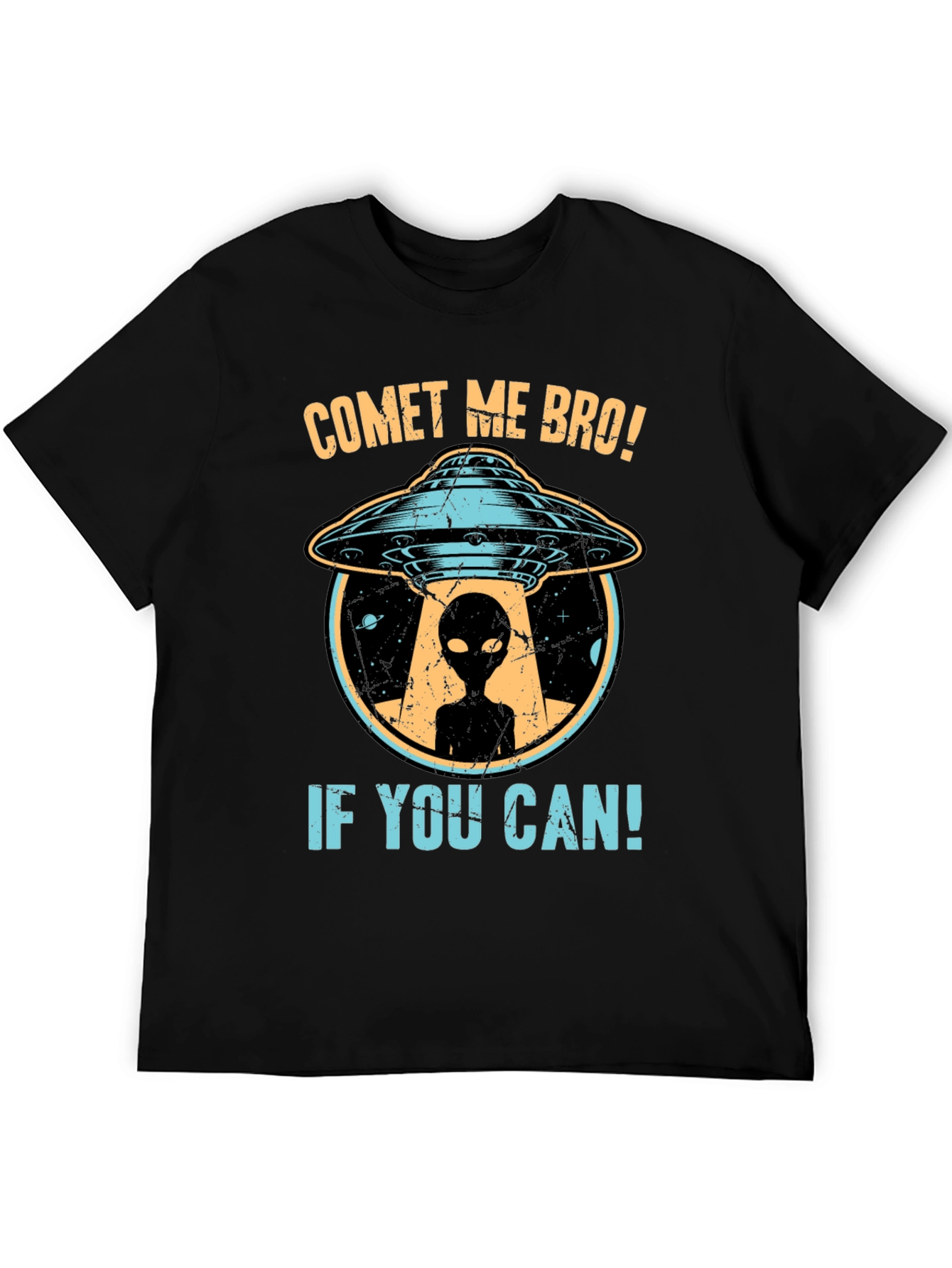 Comet Me Bro! UFO Alien Graphic T-Shirt