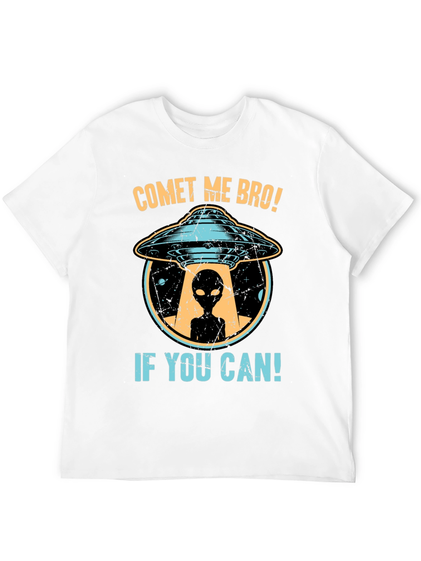 Comet Me Bro! UFO Alien Graphic T-Shirt