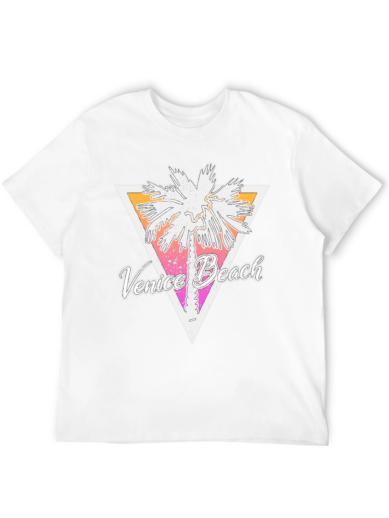 Venice Beach Palm Tree Graphic T-Shirt