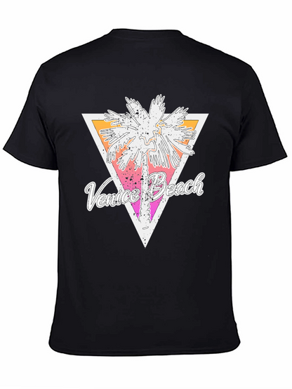Venice Beach Palm Tree Graphic T-Shirt