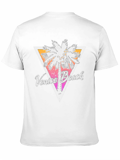 Venice Beach Palm Tree Graphic T-Shirt