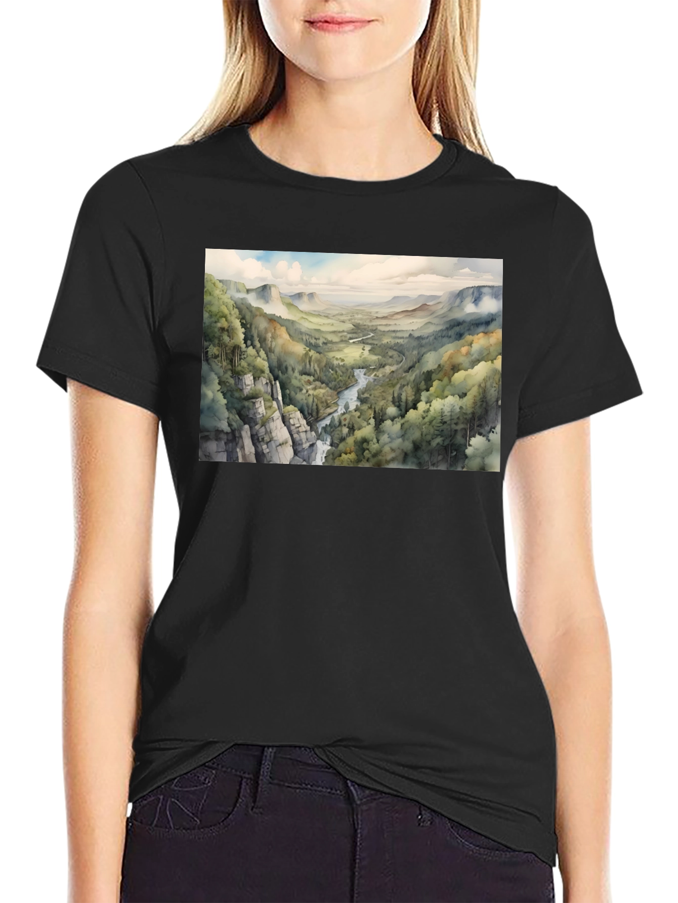 Scenic Valley View T-Shirt
