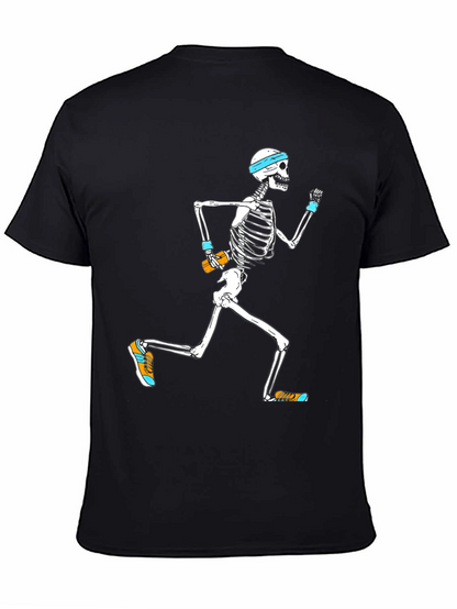 Running Skeleton Graphic Tee - Mens Black T-Shirt