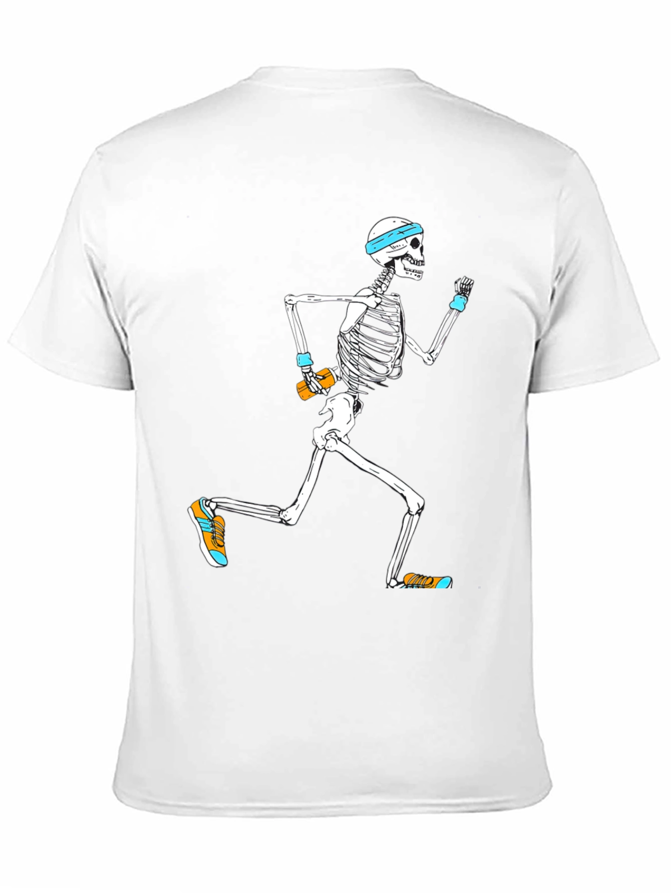 Running Skeleton Graphic Tee - Mens Black T-Shirt