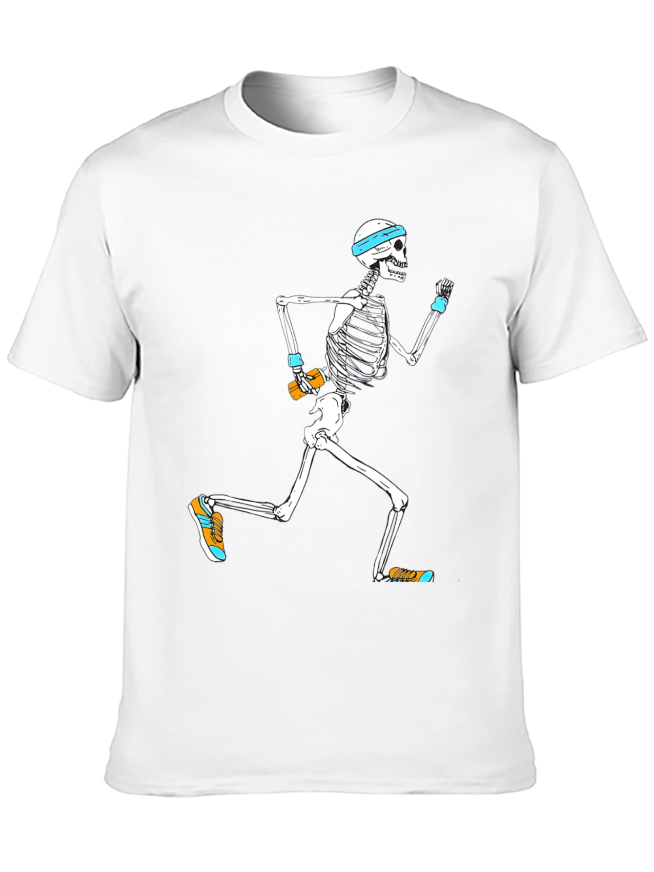 Running Skeleton Graphic Tee - Mens Black T-Shirt