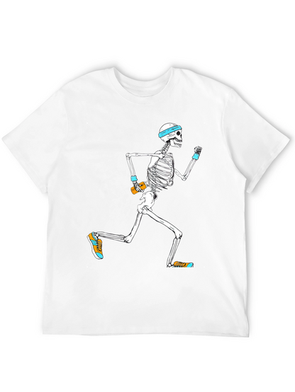Running Skeleton Graphic Tee - Mens Black T-Shirt