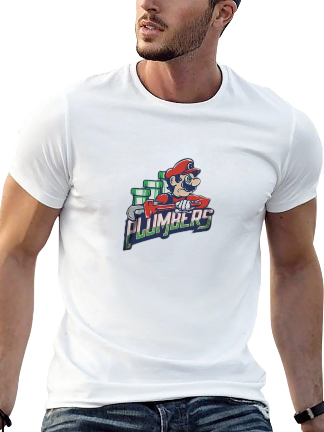 Mario Plumbers Graphic T-Shirt