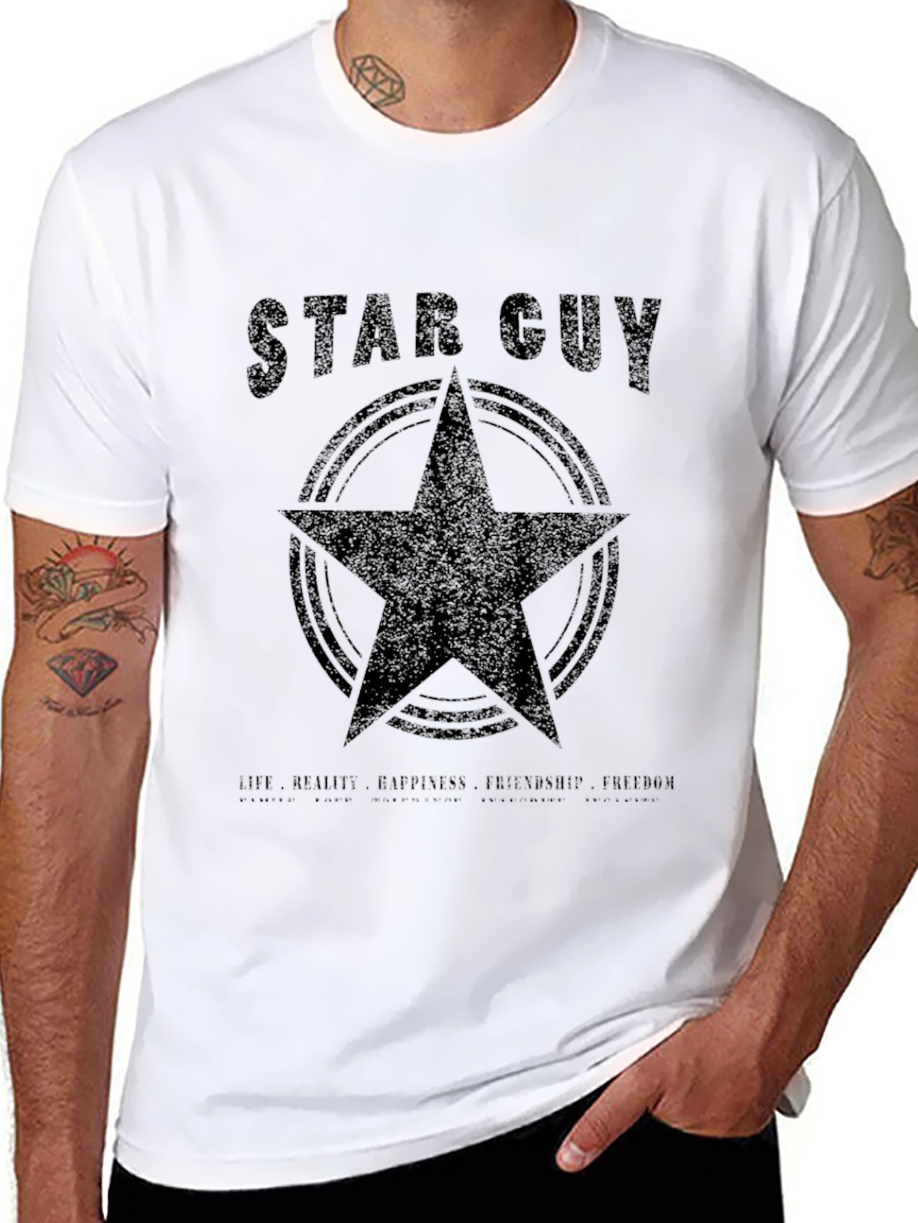 Star Guy Graphic Print T-Shirt