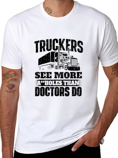 Truckers See More Funny Graphic Tee