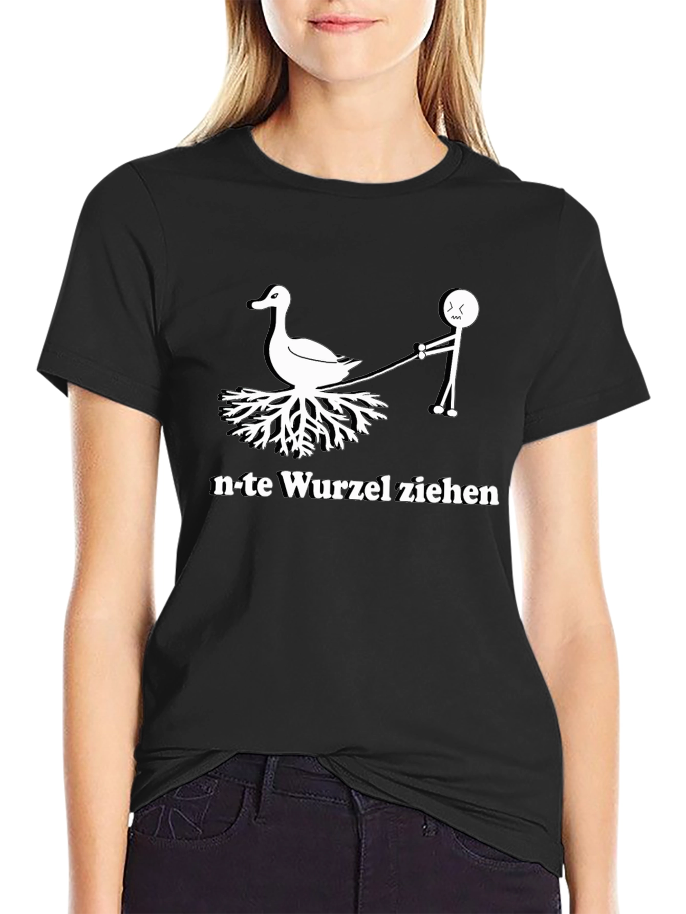 Funny Duck Root Math Pun T-Shirt