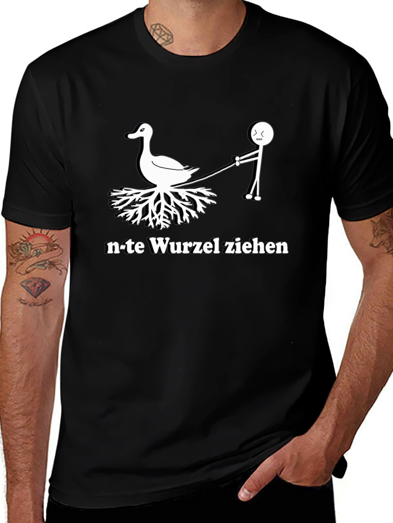 Funny Duck Root Math Pun T-Shirt