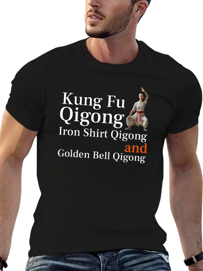 Kung Fu Qigong Black T-Shirt