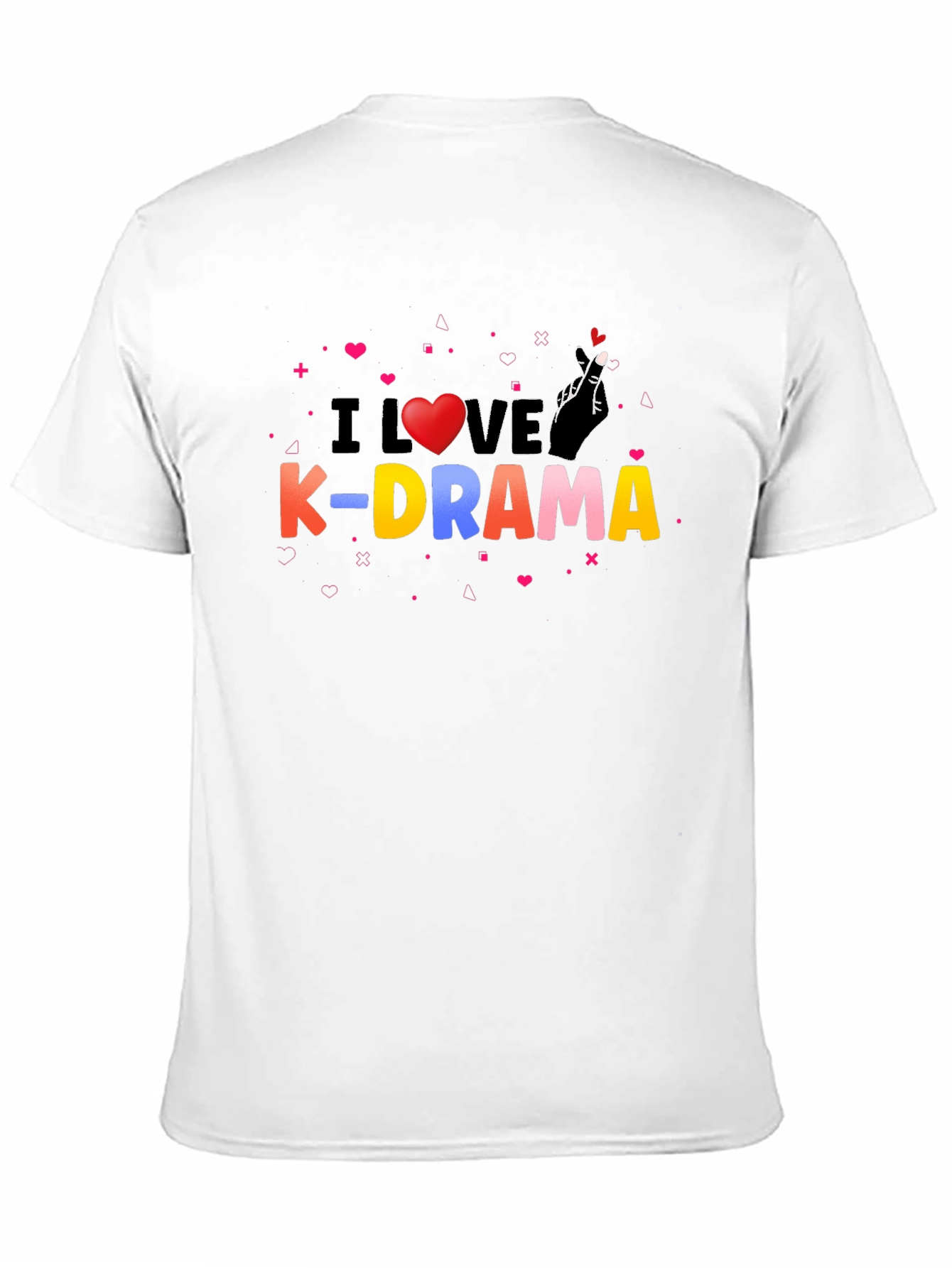 I Love K-Drama Black Graphic Tee