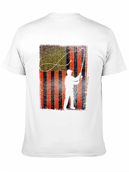 American Flag Fishing T-Shirt