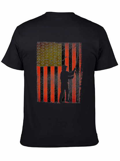 American Flag Fishing T-Shirt
