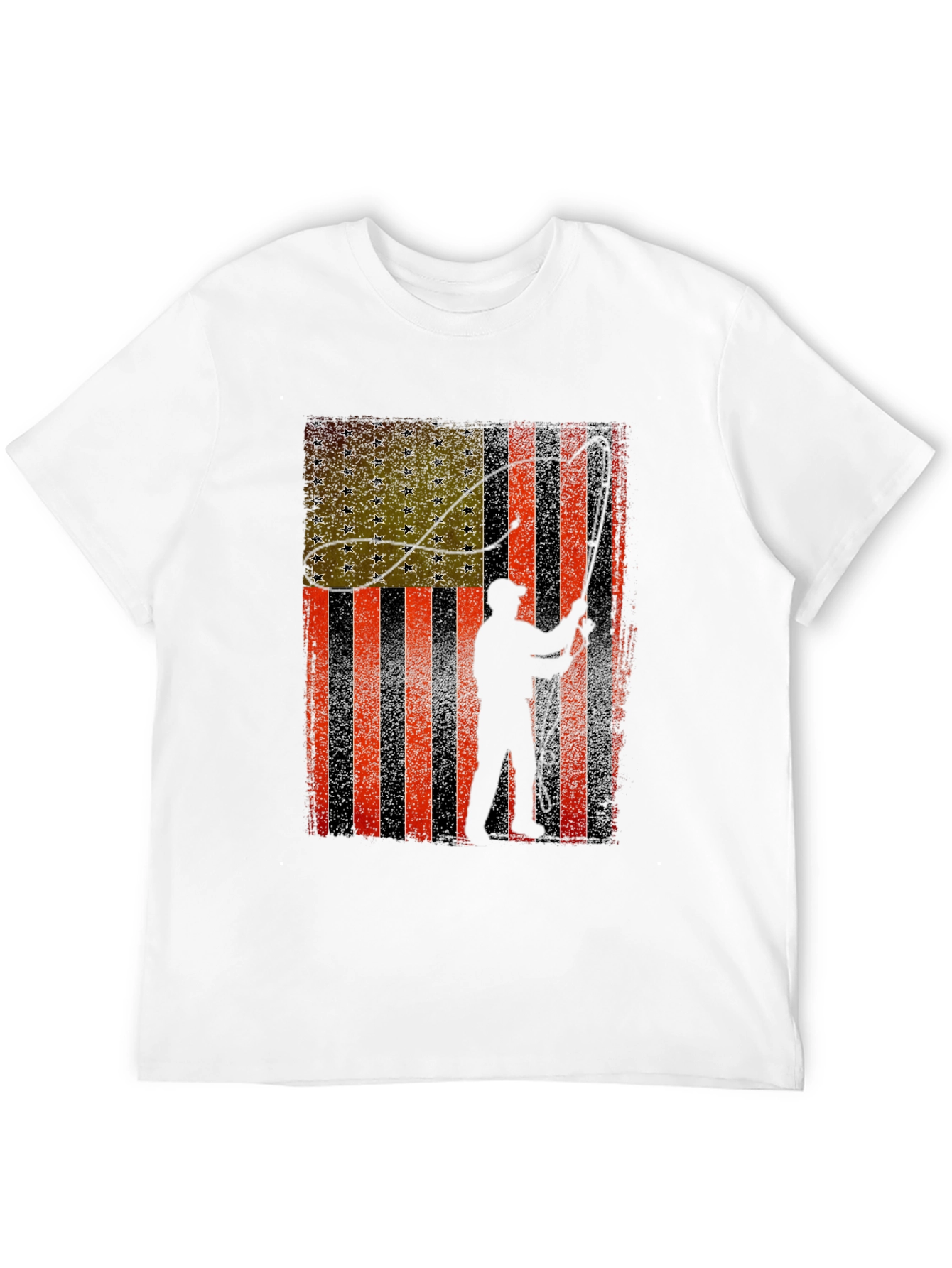 American Flag Fishing T-Shirt