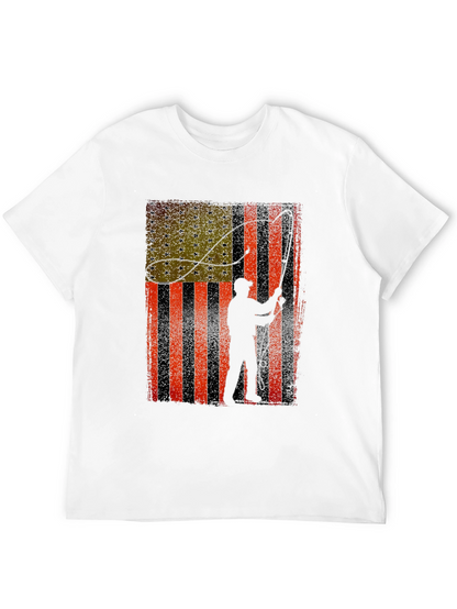 American Flag Fishing T-Shirt