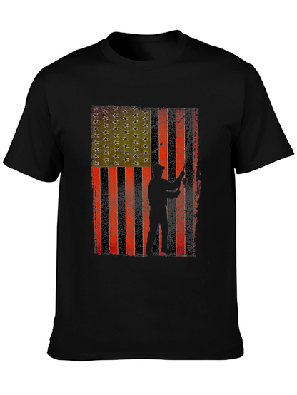 American Flag Fishing T-Shirt
