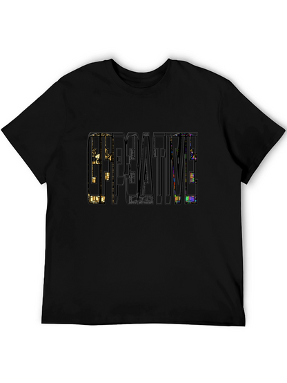 Creative Graphic Tee - Modern Design