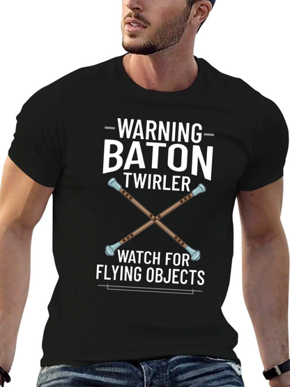 Baton Twirler Warning T-Shirt