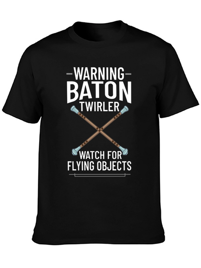 Baton Twirler Warning T-Shirt