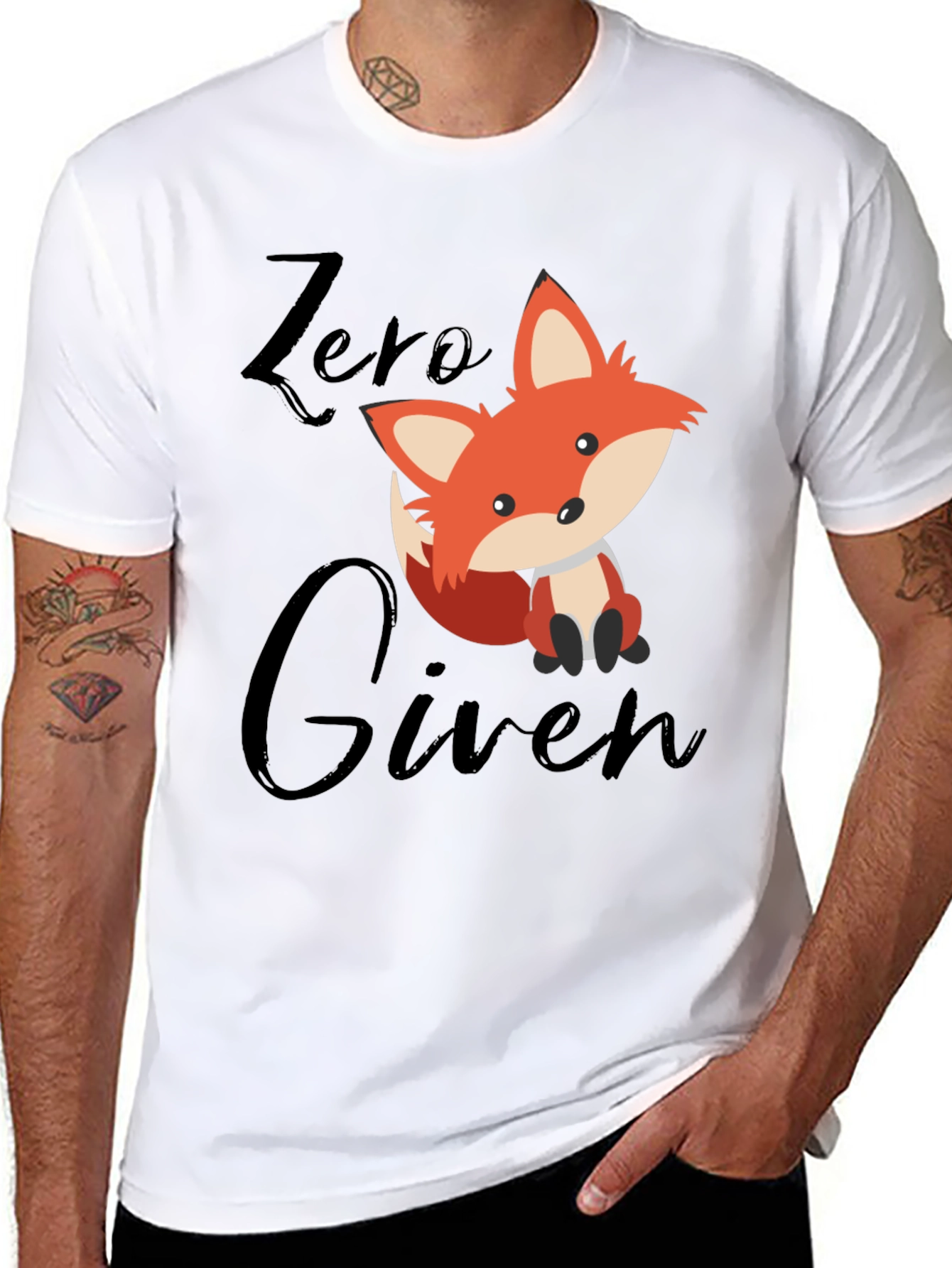 Zero Fox Given T-Shirt - Funny Novelty Tee