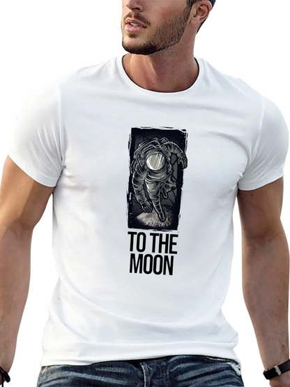 To The Moon Astronaut Graphic T-Shirt