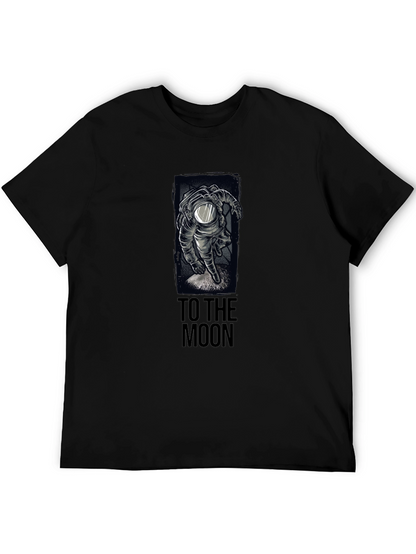 To The Moon Astronaut Graphic T-Shirt